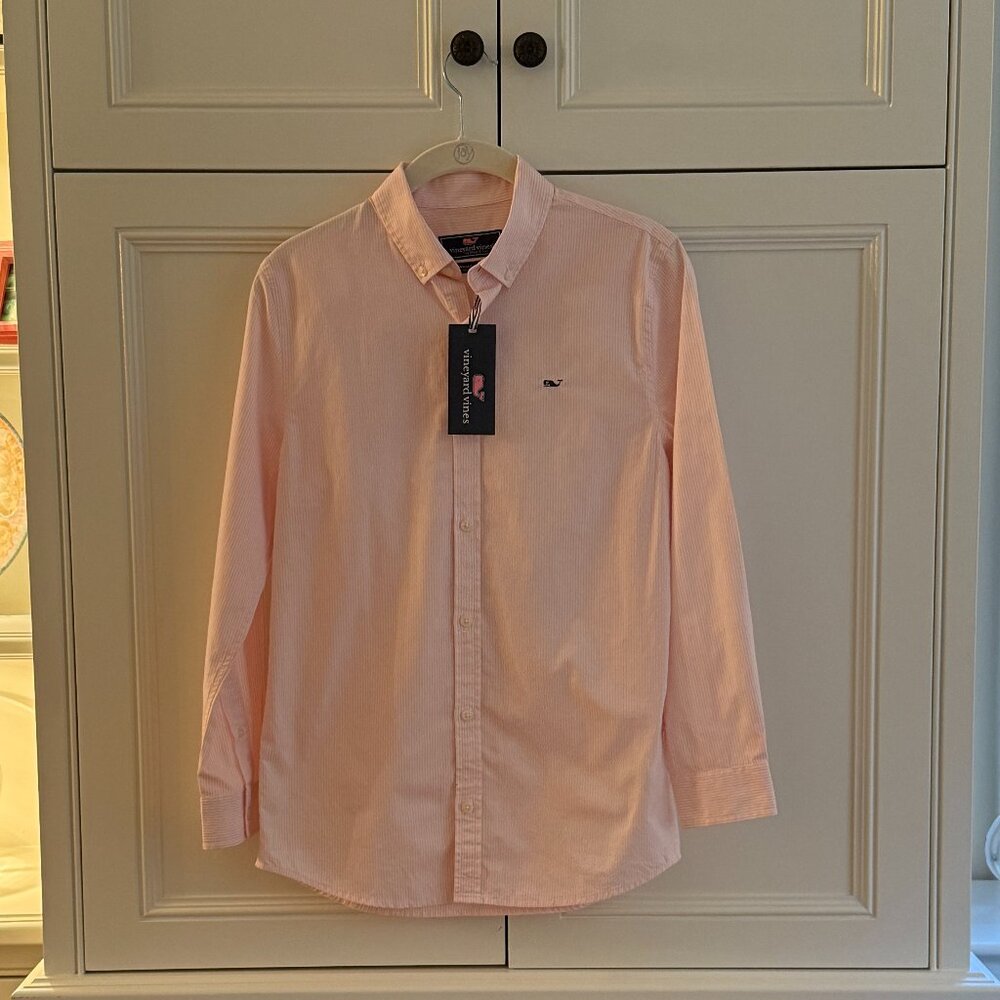 NWT Vineyards Vines Boys Button Down (M/12-14)